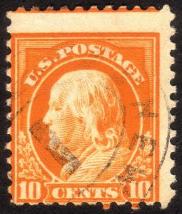 1917, US 10c, Franklin, Used, Sc 510