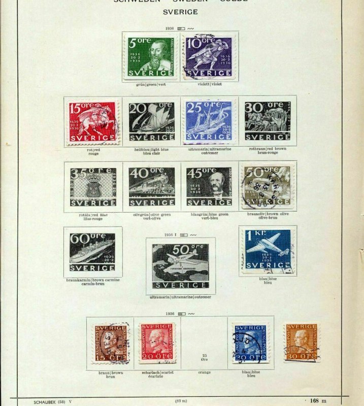 Sweden Portugal Samos OLD/MID M&U on Pages(Apx 70+Items)Hux 761