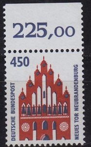 GERMANY BUND [1992] MiNr 1623 ( **/mnh ) [02] Sehenswürdigkeiten ORand