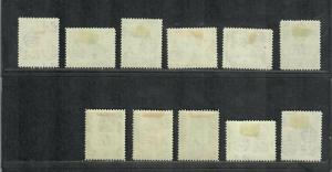 St. Vincent Sc#141-151 M, Partial Set, Cv. $39.45