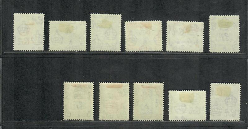 St. Vincent Sc#141-151 M, Partial Set, Cv. $39.45