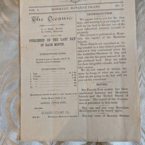 Hawaii The Oceanic Vol. 1, No. 1, extremely rare, $275