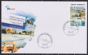 TURKEY - 2017 UNESCO'S WORLD HERITAGE LIST FDC