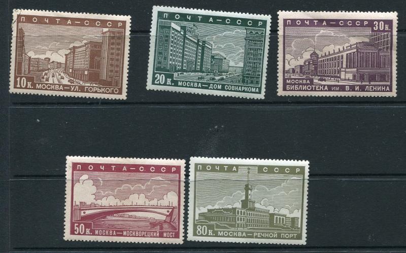 Russia 1939 Sc 706-8  710-11 Mint/MH 4597