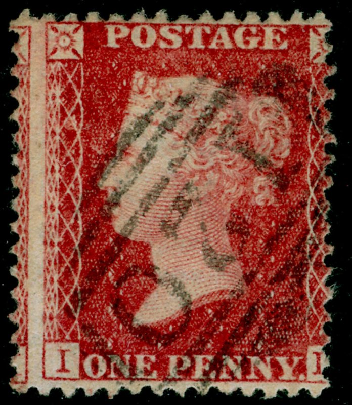 SG40, 1d rose-red PLATE 59, LC14, FINE USED. Cat £18.