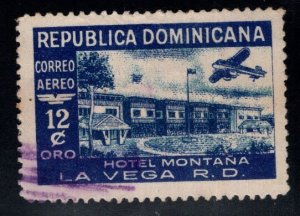 Dominican Republic Scott C75 used Airmail stamp