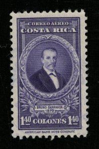 1943 Airmail, Costa Rica, Bruno Carranza 1870, 1.40 colones, MNH (TS-380)