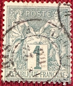 France 1876-78 Sc.64 Used