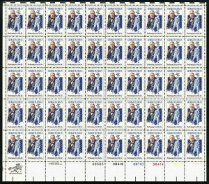 George M. Cohan Sheet of Twenty 15 Cent Postage Stamps Scott 1756