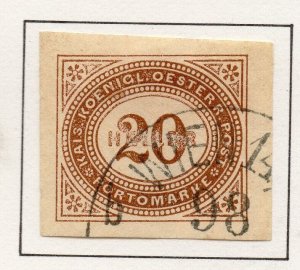 Austria 1899-1900 Early Issue Fine Used 20h. NW-58007