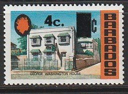 1974 Barbados - Sc 391 - MNH VF - 1 singles - George Washington House