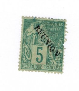 Reunion #20 Faults Used - Stamp CAT VALUE $9.00