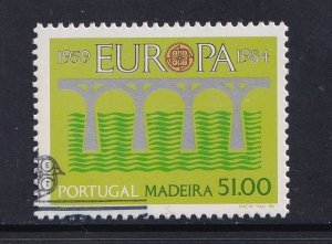 Portugal Madeira   #94   cancelled  1984  Europa  bridge