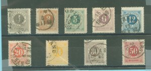 Sweden #28-36 Used Single