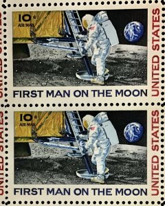 C-76  First Moon Landing  MNH 10 c  Sheet of 32 FV $3.20    1969