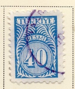 Turkey 1959 Early Issue Fine Used 40k. 086031