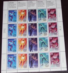 #2807-11 Olympics   Full Sheet Mint NH