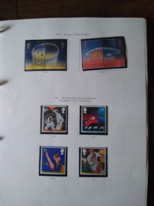 Great Britain 1987-1999 collection in a Gibbons album CV $620