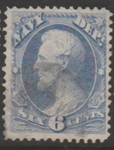 U.S. Scott #O38 Lincoln - Navy Dept - Official Stamp - Used Single