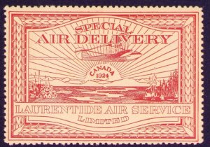 CANADA 1924 SPECIAL AIR DELIVERY SCOTT #CL3 MH