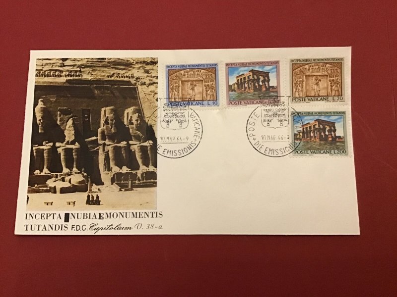 Vatican 1964 Monuments Postal Cover R42325