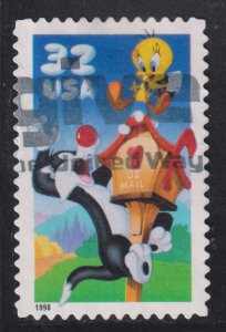 United States 3204a Sylvester & Tweety Bird 1998