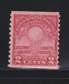 United States 656 MNH Edisons First Lamp (B)