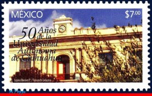 2360 Mexico 2004 UNIVERSITY OF CHIHUAHUA, 50 YEARS, EDUCATION, MI# 3087, MNH