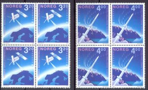 Norway Sc# 989-990 MNH block/4 1991 Europa