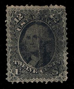 ESTATE SCOTT #97 USED 1868 F-GRILL VERY THIN PAPER - FAULTS - PRICED TO SELL #WK