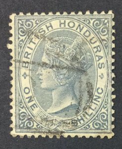 MOMEN: BRITISH HONDURAS SG #22 1887 USED £160 LOT #61703