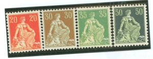 Switzerland #132/134/135/139 Mint (NH) Single