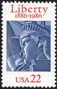 SC#2224 22¢ Statue of Liberty, 100th Anniversary Single (1986) MNH