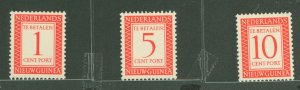 Netherlands New Guinea #J1-J3  Single