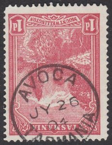 TASMANIA 1904 1d AVOCA cds..................................................Q852