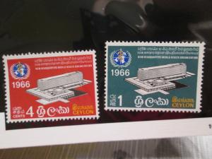 Ceylon #392-393 MNH  2019 SCV=$10.50