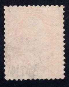 MOMEN: US STAMPS # 138 GRILLED USED $525 LOT #18905-50