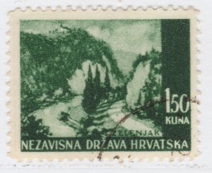 Croatia 1941 Pictorial Designs 1.50k Used Stamp A19P11F619-