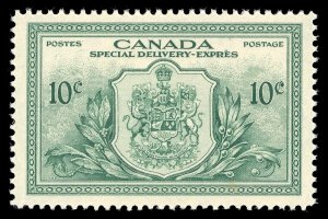Canada 1946 KGVI Special Delivery 10c green MLH. SG S15. Sc E11.