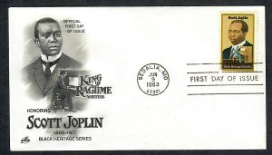 2044 Scott Joplin Unaddressed ArtCraft FDC