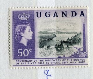 BRITISH KUT; 1962 early QEII Centenary issue MINT MNH 50c. value