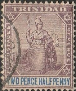 Trinidad, #79 Mint Used  From 1896-1904   hinge remnants