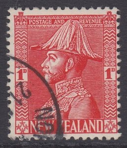 SG 468ex New Zealand 1926-34. 1d rose-carmine on thick cowan chalk surfaced...