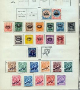 SALVADOR 1867/99 Mint &Used Collection on Old Pages (Appx 200+Items)Dafe38