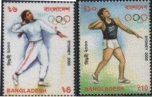Bangladesh 2000 MNH Stamps Scott 621-622 Sport Olympic Games