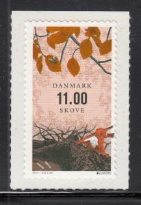 Denmark MNH Scott #1530 11k Squirrel, trees - EUROPA