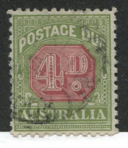 Australia 1934 4d Postage Due used 