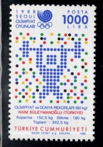 TURKEY Scott 2418 MNH**  1000 Lire Olympic Gold Medalist stamp