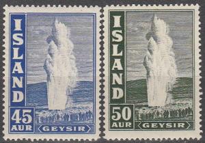 Iceland #207-8 MNH CV $54.00  (A14932)