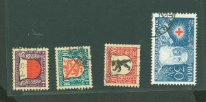 Switzerland #B45-B48 Used Single (Complete Set)